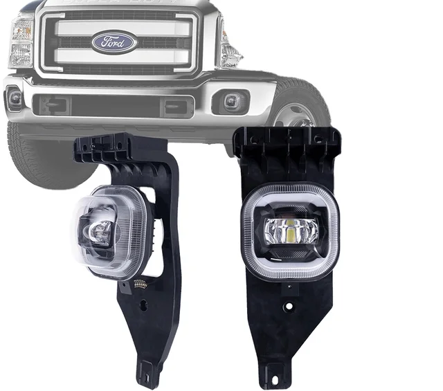 Waterproof LED Fog Light for Ford F250 F350 F450 F550 2005 2006 2007 and  Excursion 2005  HI-PO LED