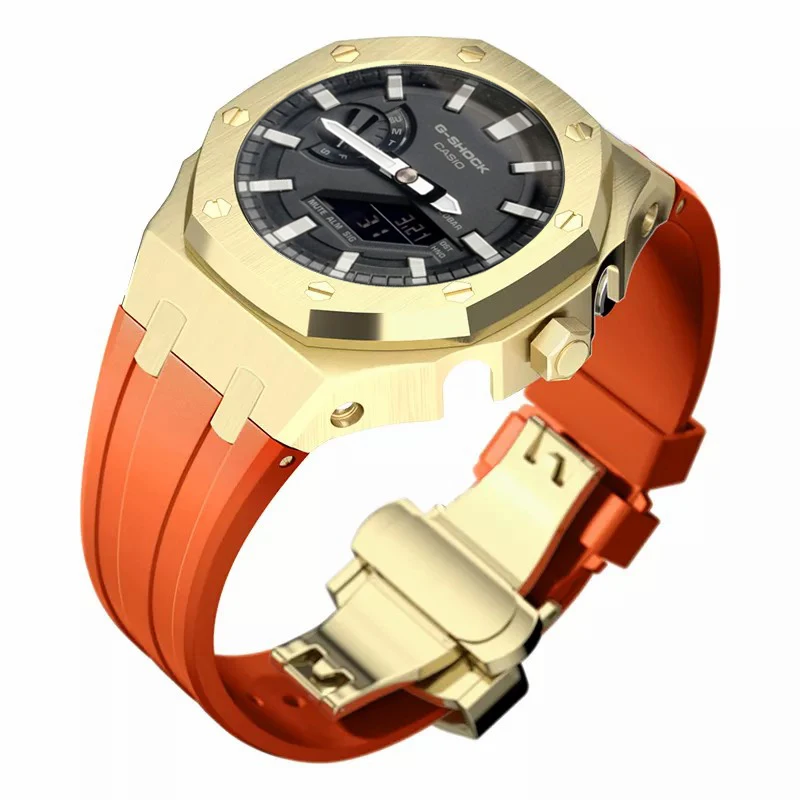 Mod Kit G Shock Ga2100 Stainless Steel Watch Band Strap And Case For ...