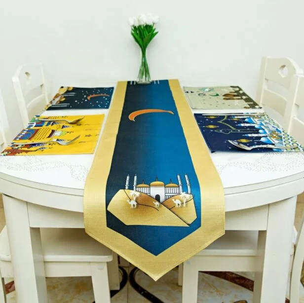 PLUSHCEWT 2 stuks tafelkleden Eid, 137 x 274 cm, wegwerp-tafelkleden