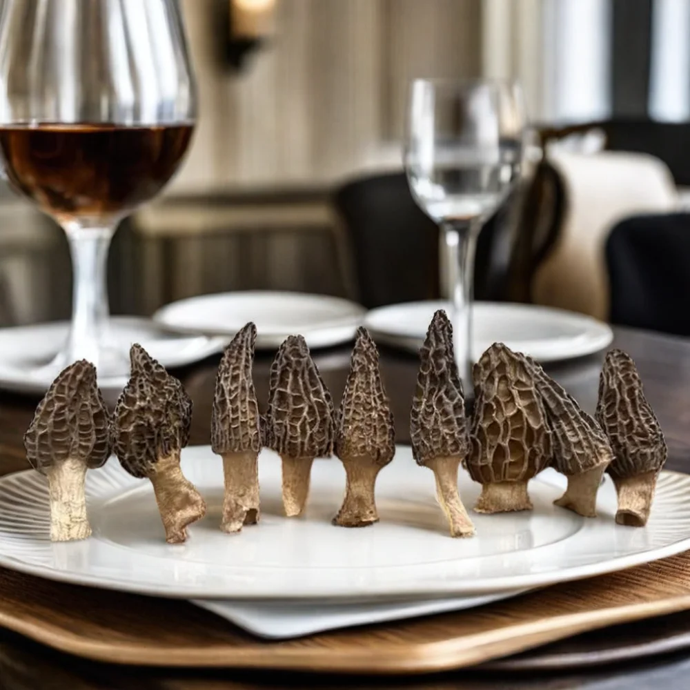 Haoyuan Sessile Morel Mushroom 13cm Dry Mushroom Wholesale Price Black