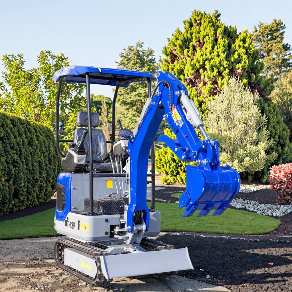 Miniexcavator micro cu șenile omologat CE, excavator cu șenile mini, utilaj gradinarie, excavator micro