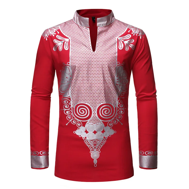 Mens African Shirts Dashiki Shirt 