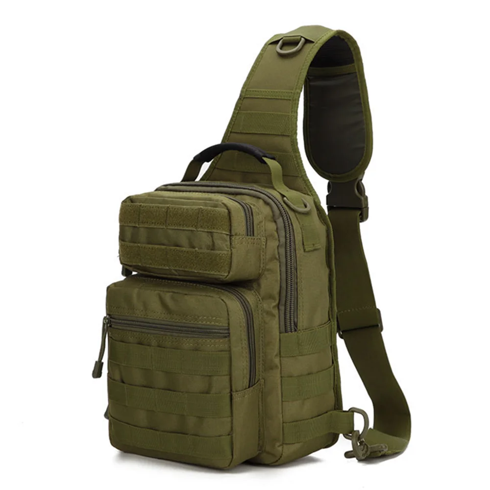 Camping Trekking Outdoor Crossbody Bag Chest Bag Shoulder Molle Tactical  Sling Bag