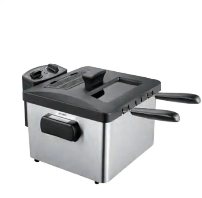 Electric Fryer with basket thermostat adjustable power 2000W