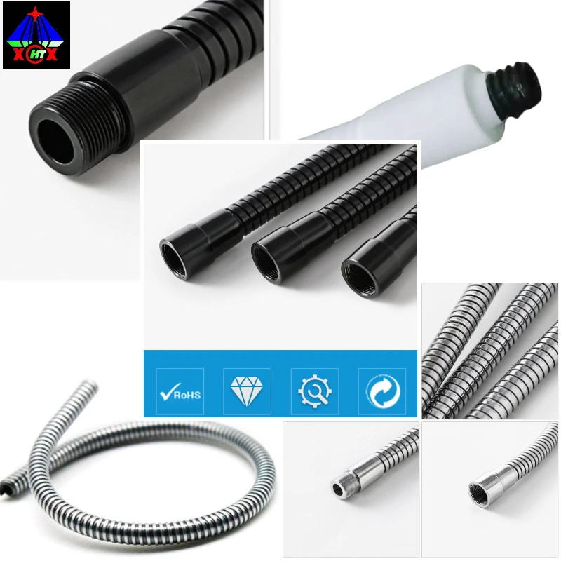 Factory  Gooseneck Customize All Sizes Flexible Metal Gooseneck Tube Microphone Stand Gooseneck LED Lamp Hose Snake Tube