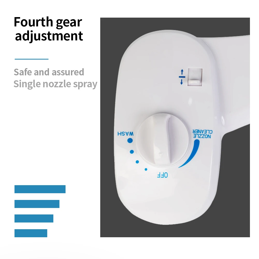 2020 New Non Electronic 8mm Single Nozzle Wc Cold Hot Water Attach