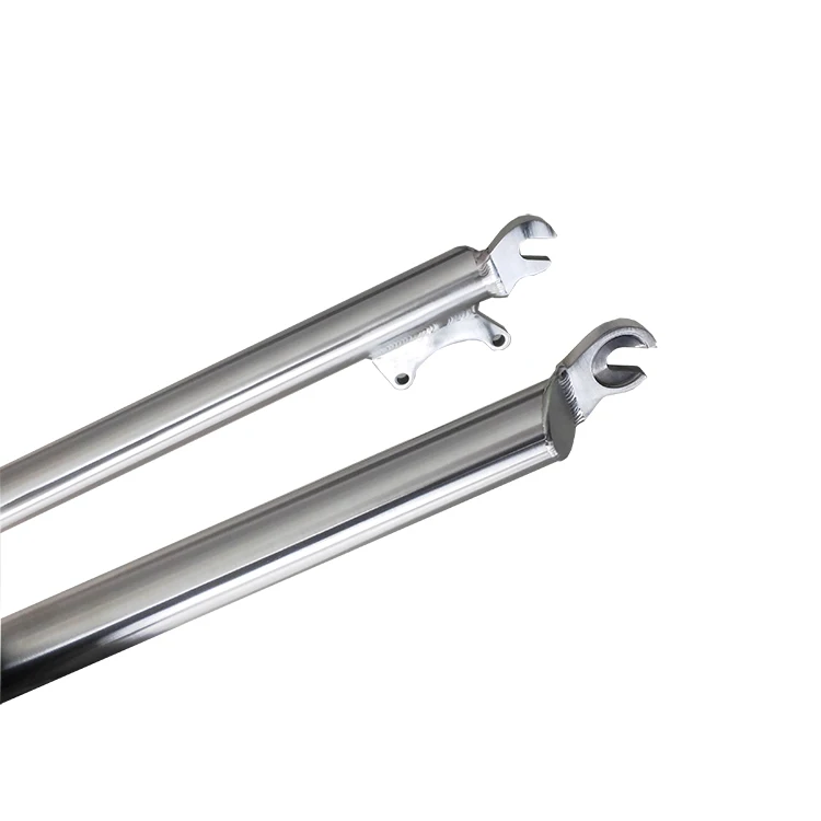 Titanium Bicycle Fork Rigid Fork Titanium Mtb Fork Factory Price of 29" Carton Mountain Bike Silver Round Dado Plano Fox 26 Mm