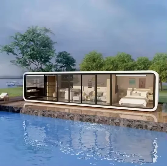 2024 New Design Apple Cabin Economic Movable Capsule Hotel Container House Movable Home Prefab House for Sale