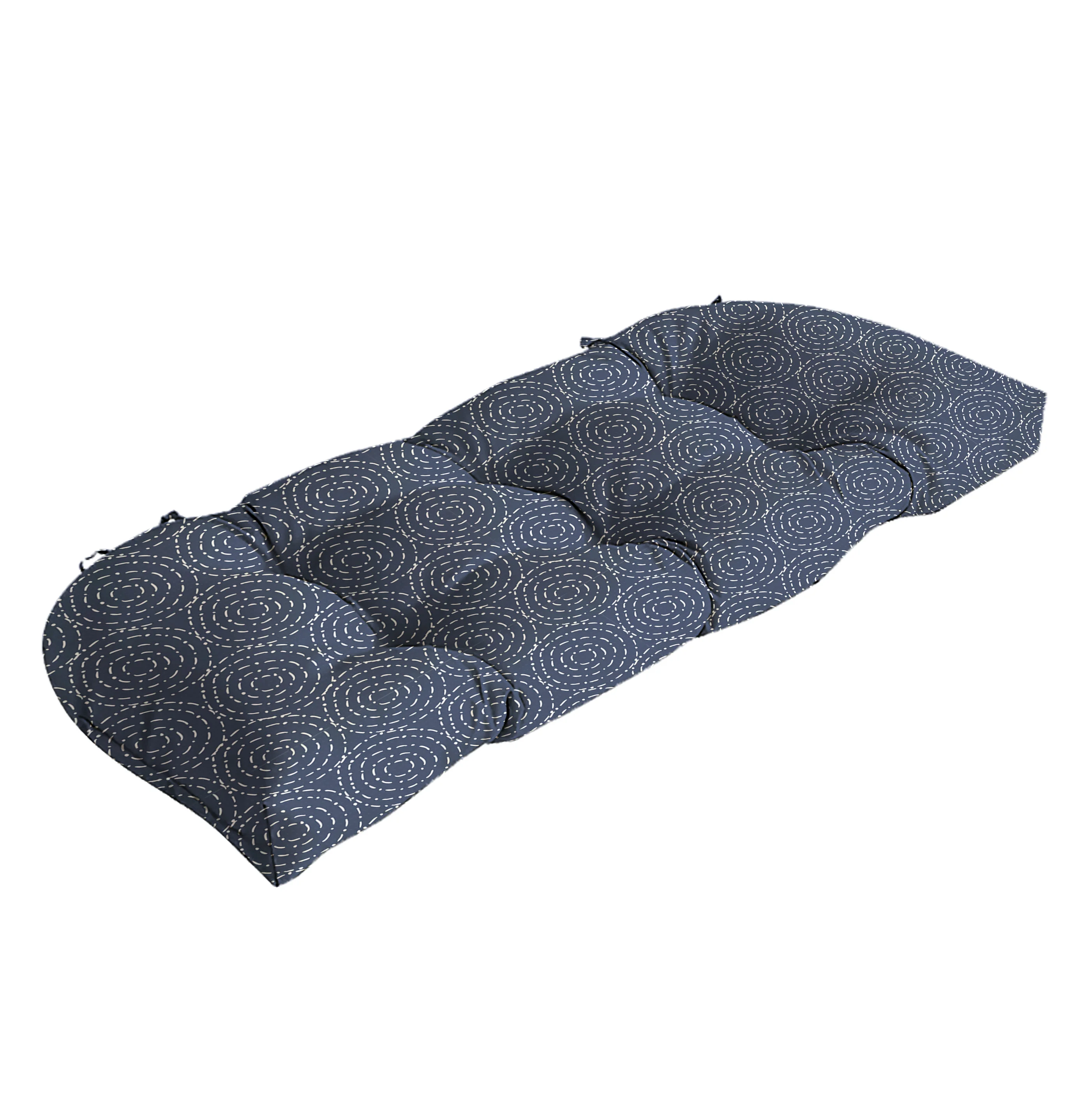 Customization Large Uv Resistance Waterproof Solution Dye Solid Grey Patio Bench Lounge Chair Seat Cushion Outdoor