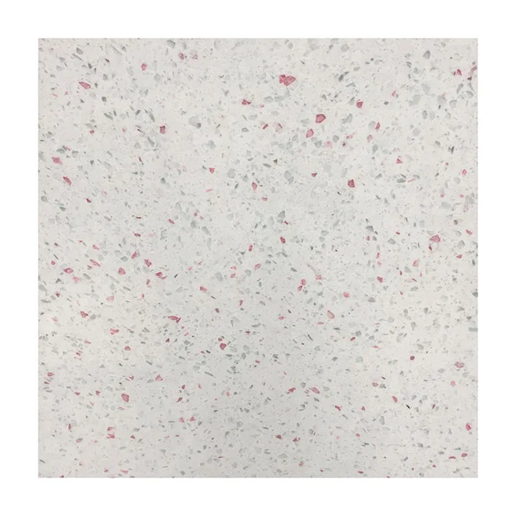 High Quality Artificial Quartz Stone Countertop Gold Red Rose Quartz Slab Kitchen Countertop