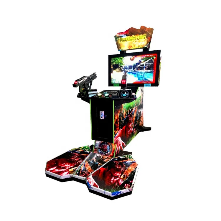 Threeplus Factory Wholesale Indoor Amusement Zone Coin Operated Video Paradise Lost Simulator Shooting Gun Game Machine