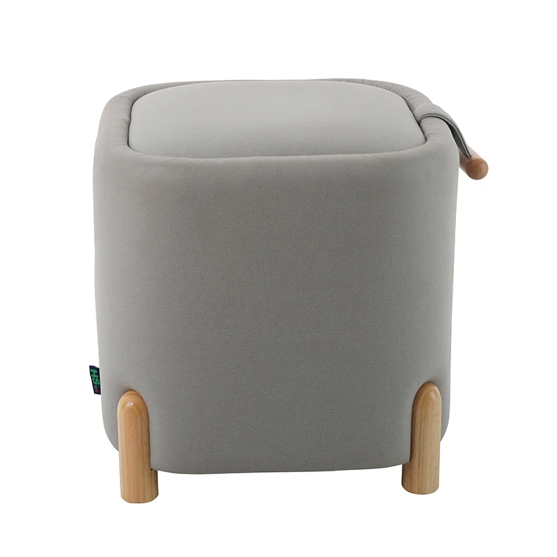 2025 Modern Style Living Room Colorful Ottoman Stool Square Storage Ottoman