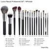 16pcs -Black Morph brosse-sac en plastique