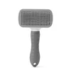 Square Fine Needle Comb - Gray