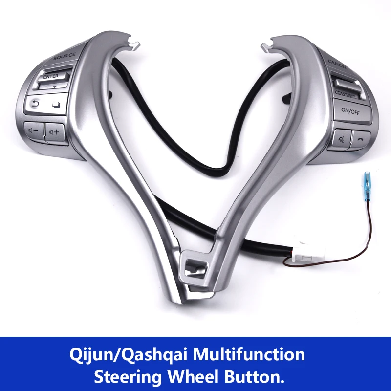 High-quality and stylish steering wheel with buttons for Nissan Qijun Qashqai Tiida