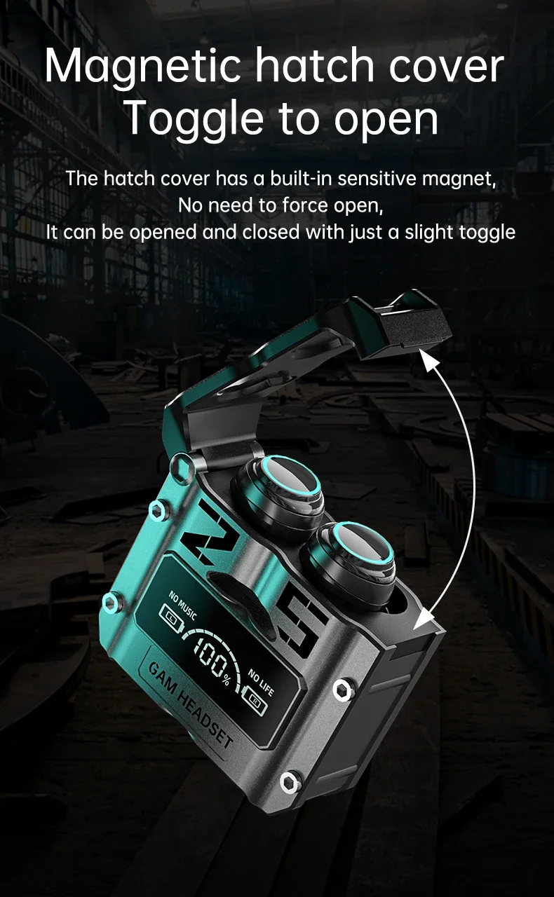 M25 TWS Wireless Headphones Noise Reduction Stereo BT-compatible5.3 Waterproof Headsets With Microphone Gaming Headset