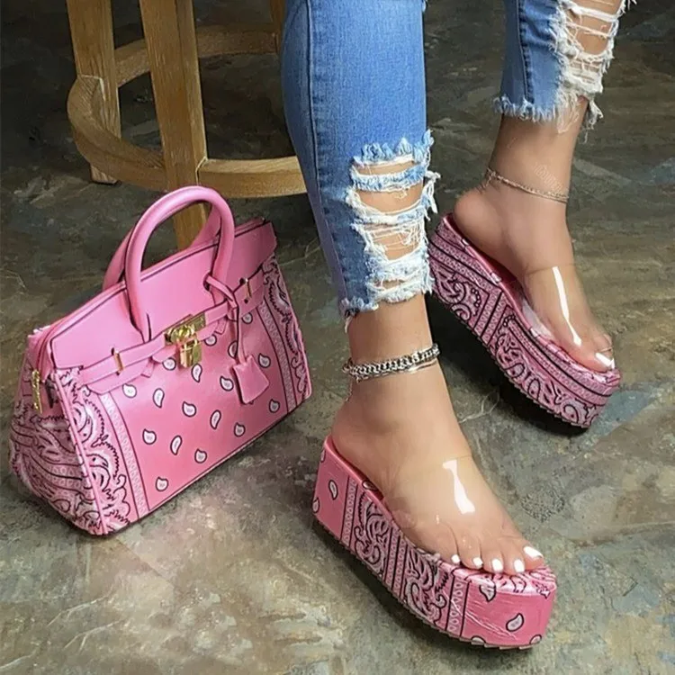 Latest Fashion High Platform Wedge Sandals For Women And Ladies - Buy ...