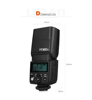 Godox Mini Speedlite TT350C TT350N TT350S TT350O TT350F TT350P TTL 2.4G HSS Flash TT350 for Canon Nikon Sony product image