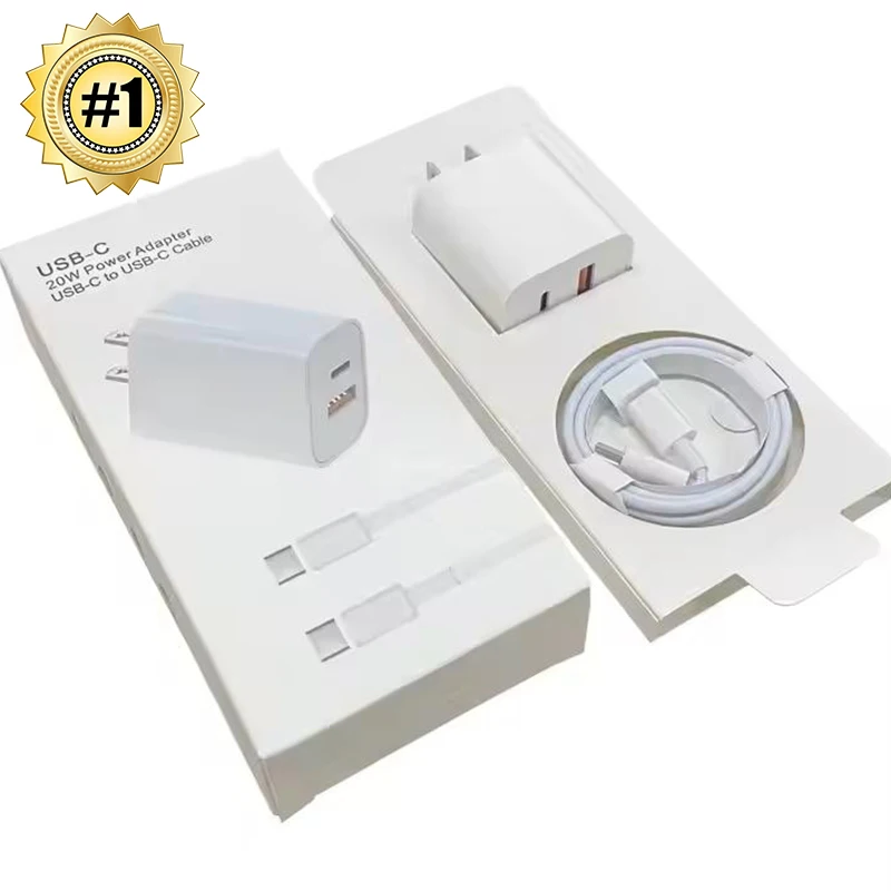 for iPhone 16 Pro Max Charger, 2-Pack 20W Fast USB C Wall