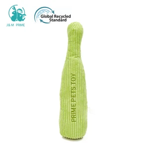 Interactive Eco-Friendly Chew Pet Toys Baseball Bat Shape Plush Dog Toy