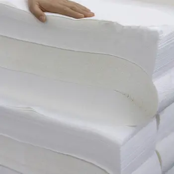 Medical Exam Paper 15.7"x23.6" Disposable B-ultrasound Paper Surgical Wiping Paper Tissue for B-ultrasound Operation Use