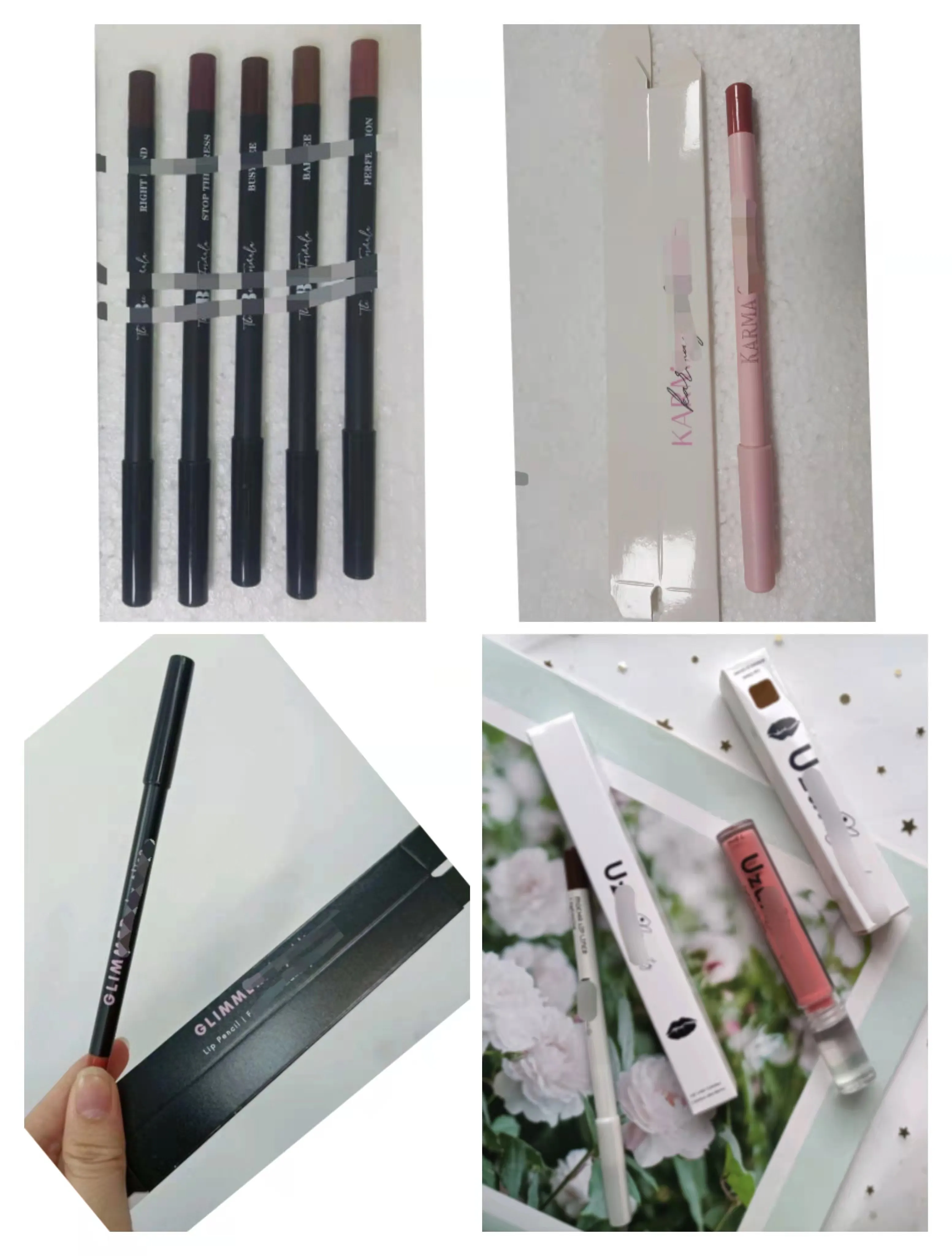 Vegan Lipliner Private Label Multicolor Lip Liner Custom Logo Lipliner