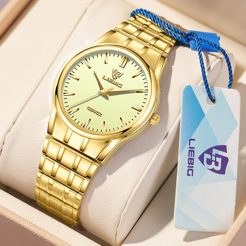 Buy HORO Imported Unisex Gold Plated Stainless Steel Rectangle Analog Wrist  Watch (36X28mm) Online at Best Prices in India - JioMart.