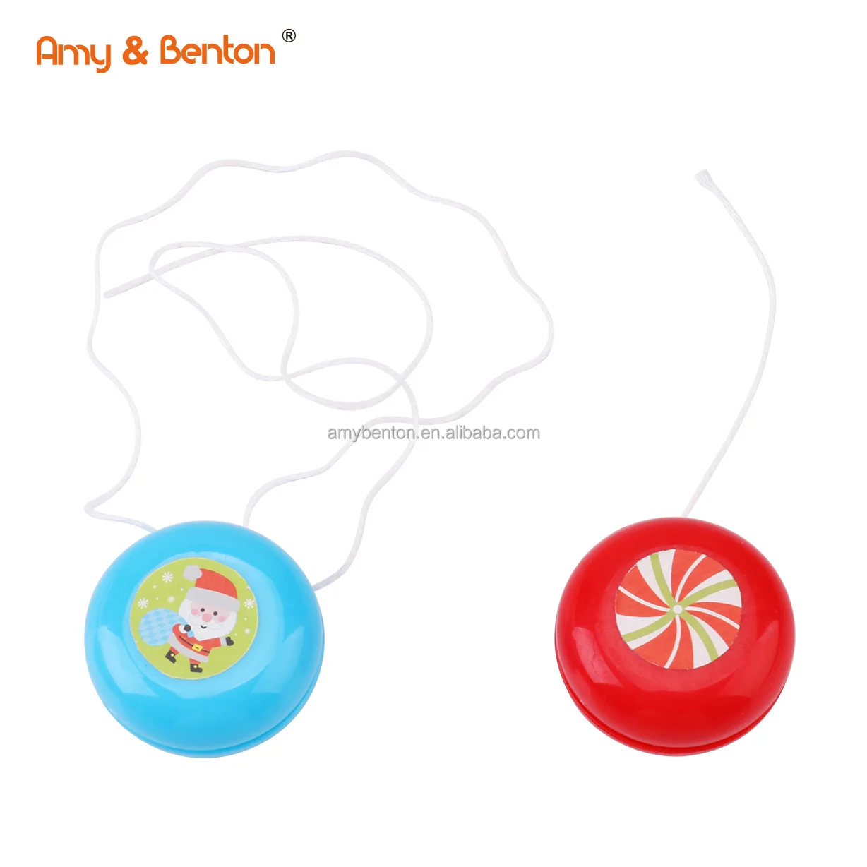 Рождественские мини-игрушки Йо-Йо сувениры для детской вечеринки игрушки рождественского подарка классические пластиковые наполнители Ио-Йо
