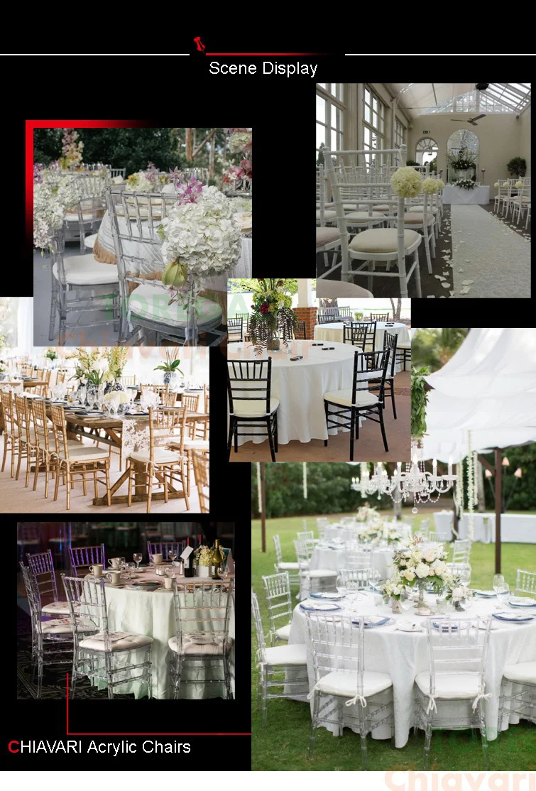 Wholesale Acrylic Metal Stackable Party Chivari Chiavari Wedding Chair ...