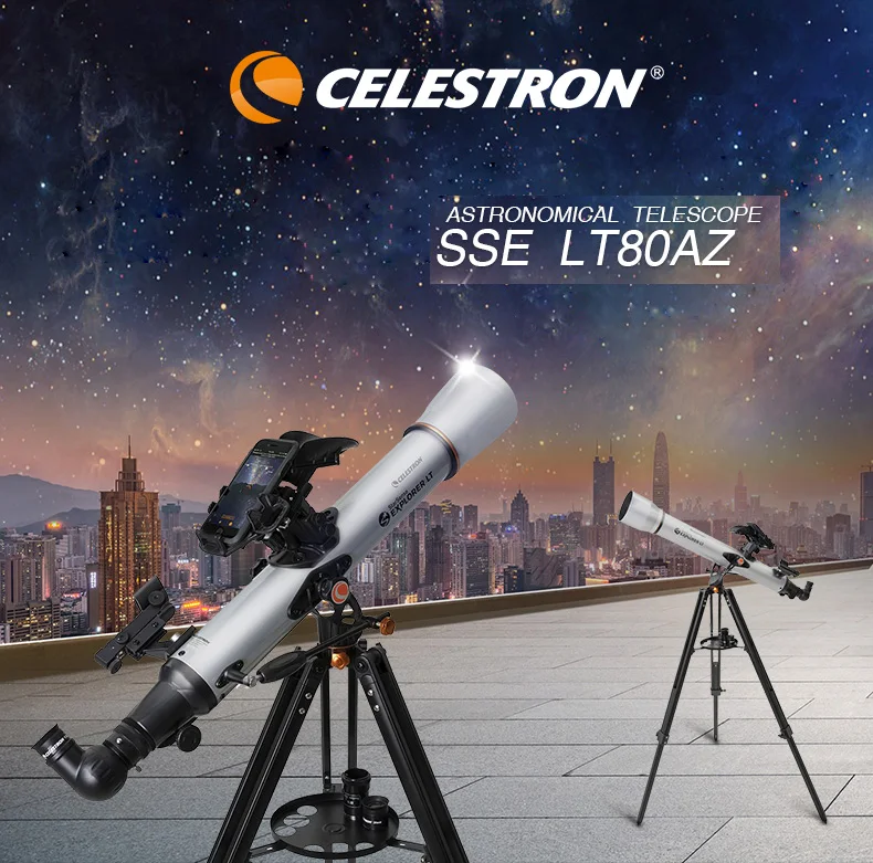 Celestron Sse Lt80az Celestron专业探索望远镜高功率天文望远镜- Buy