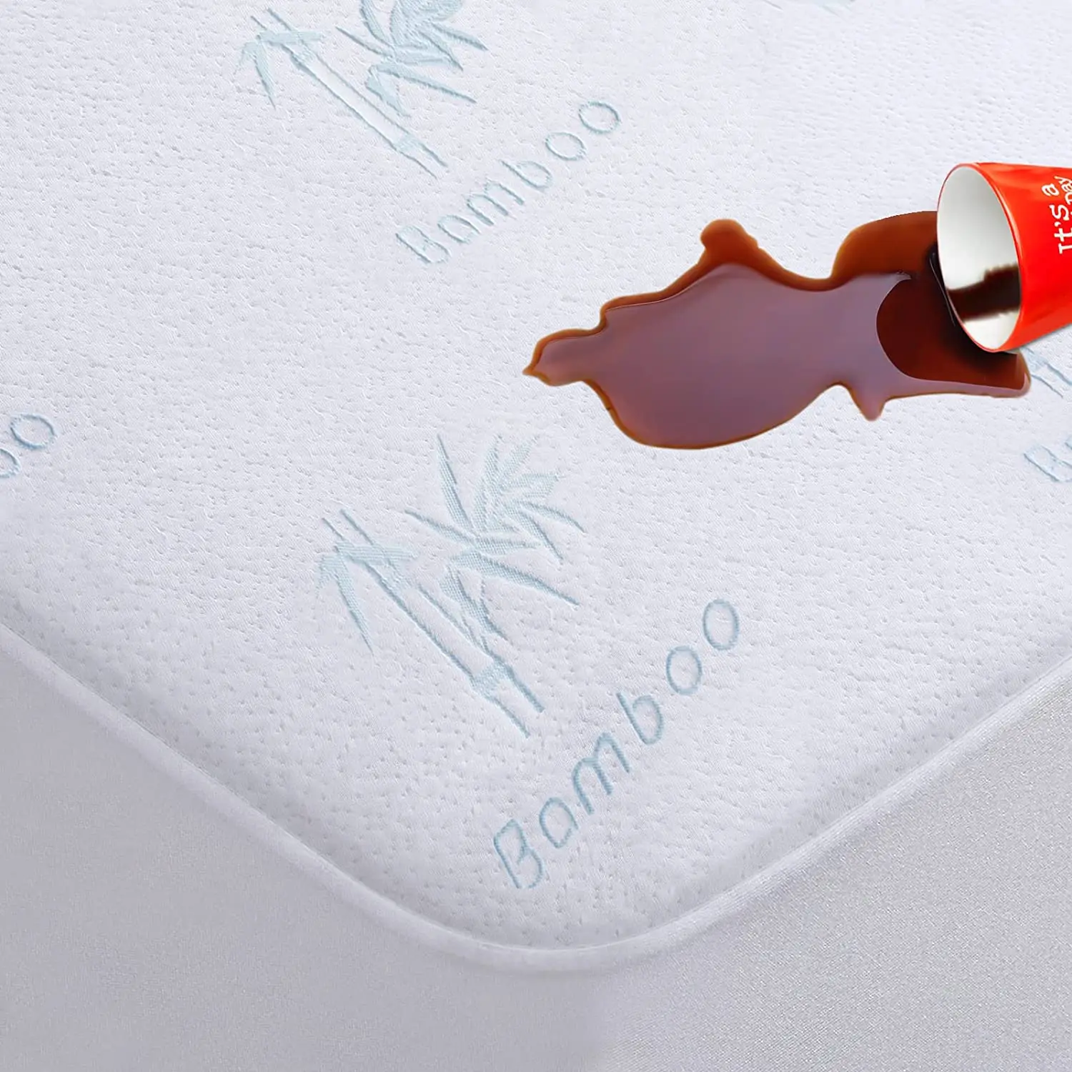 Гипоаллергенный защитный чехол для матраса водонепроницаемый на