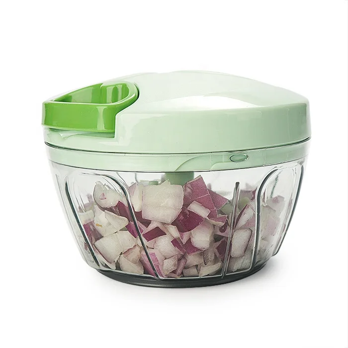 
 Hot Selling Hand Held Vegetable Manual Mini Food Processor Swift Chopper  