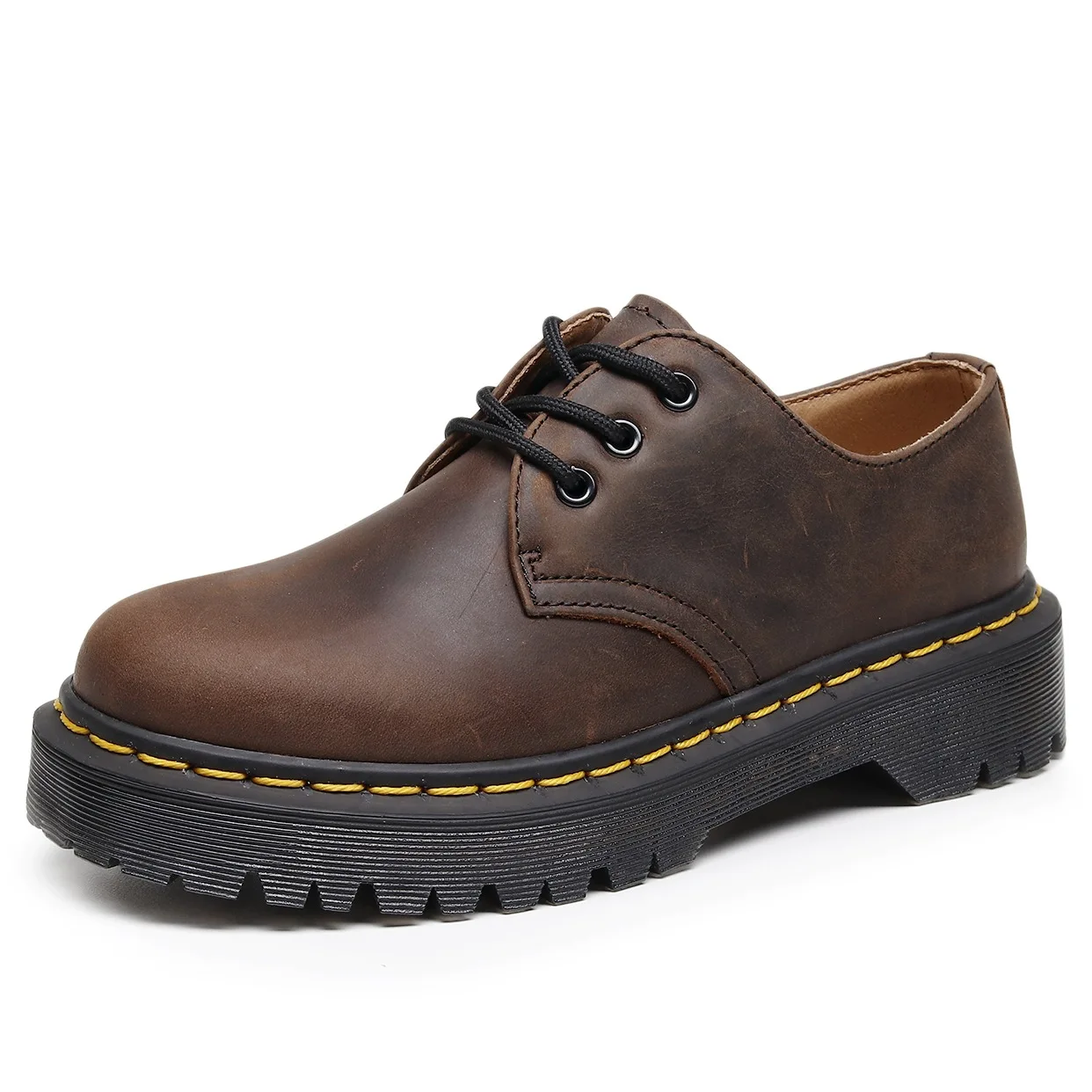 Women's Dress Shoes for Lady Retro Design Genuine Leather Loafers Women Pumps Platform Sneakers Height Increasing Elegant Preppy Women's Dress Shoes for Lady Retro Design Genuine Leather Loafers Women Pumps Platform Sneakers Height Increasing Elegant Preppy