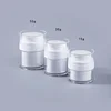 white cream Jar with duck bill pump