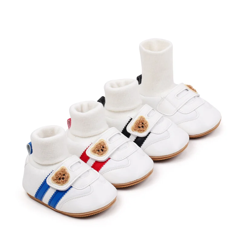 2025 Hot Selling Casual Shoes Ankle Covered Sock Shoes Spring Autumn Style Prewalking High Quality Outdoor Toddler Sport Sneaker