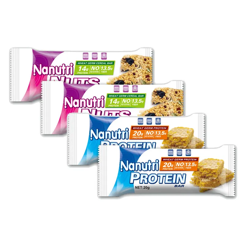 Wholesale Wafers Snacks Nutrition Organic Protein Bars Vegan Energy Food Meal Replacement Bar