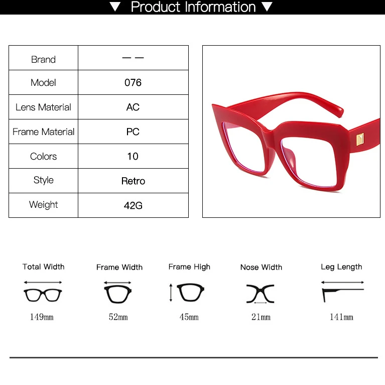 Cheapest Glass Degree Optical 2023 Gafas Grandes Para Mujer Anti Lumire Bleu Custom Frame Glasses Optic Lunettes Des Femmes