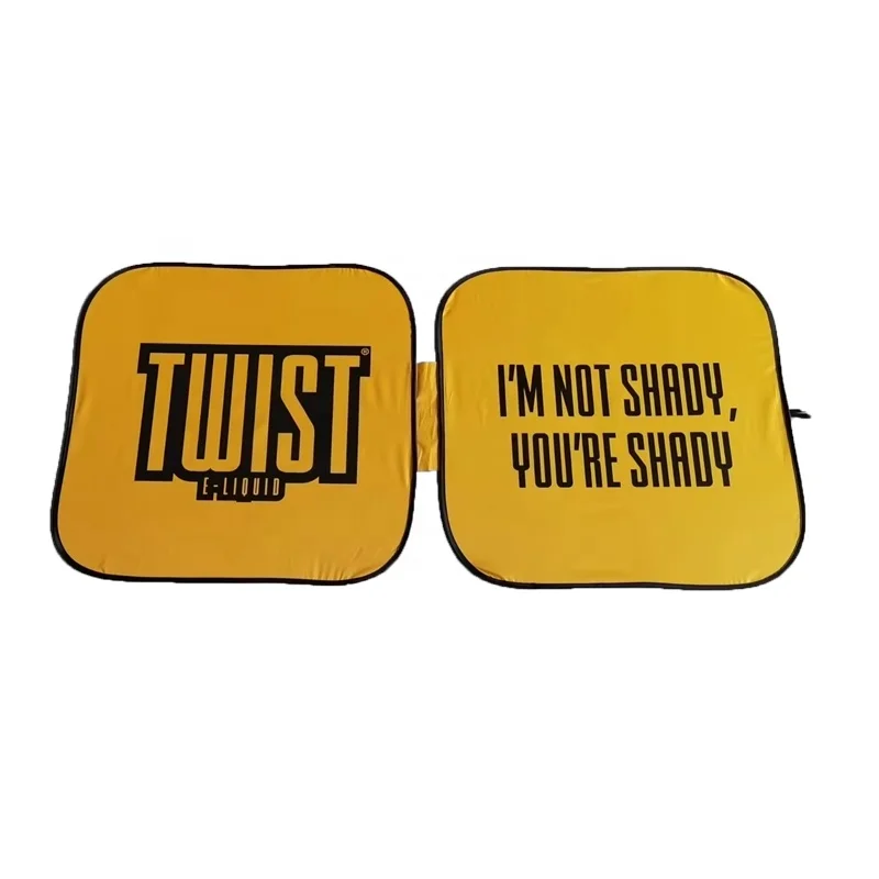 Складной солнцезащитный козырек на лобовое стекло автомобиля с принтом логотипа на заказ