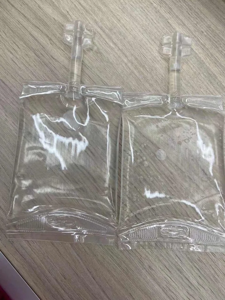 Customized Disposable PVC IV Infusion Bag Various Sizes-100ml 50ml Filler ISO Quality Certification EOS Beauty Personal Care