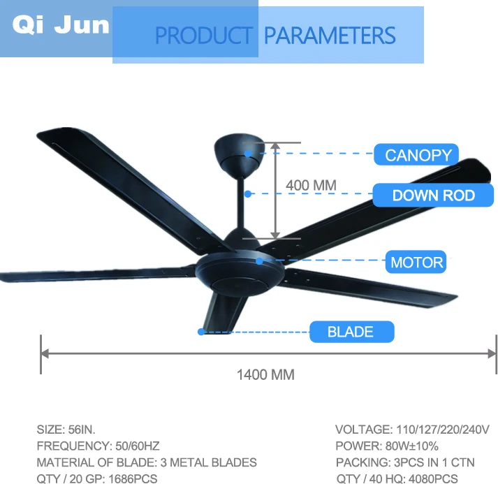 KDK Ceiling Fan High Performance CB Standard Malaysia Ceiling Fan