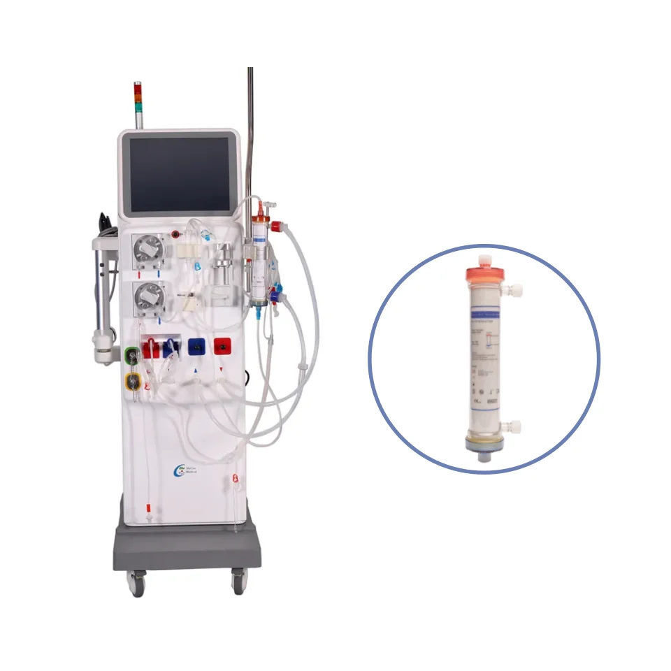 High Quality Hospital Supply Disposable Medical PVC/PE/PP Dialyzer Hemodialysis ISO Certified Low High Flux EOS Disinfecting supplier