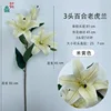 Orquídea tigre lirio de 3 cabezas, beige