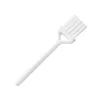 White Handle With White Hairbrush