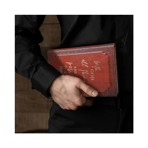 Leather Planners Agenda Notebooks Customizable Hardcover Bible Journal Diary Custom My Prayer Vegan Leather Fabric A5 Notebook