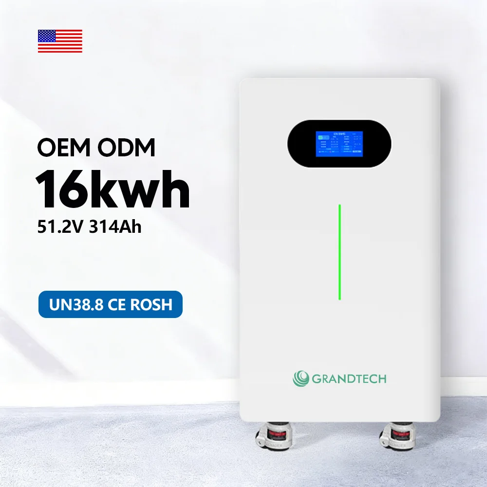6500 hringferðir allt í einu vandvarabatterí 51,2V 280Ah 300Ah 314Ah 15kWh 16kWh 200Ah Lifepo4 litíum heimilisorkugeymslubatterí
