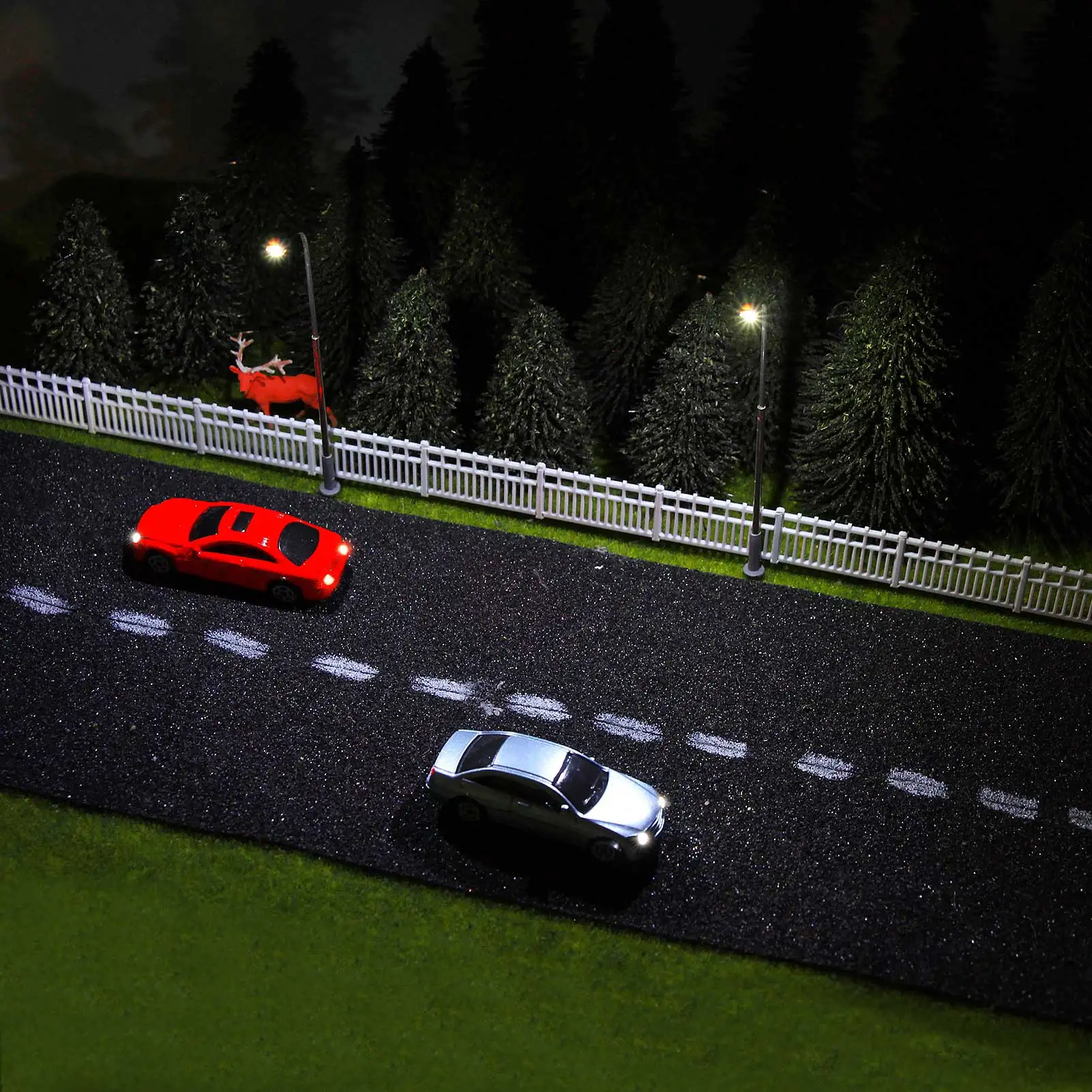 EC100 Model Train 1:87 1:100 1:150 Model Cars HO/TT /N Scale Railway Modeling Inside Light Model Car