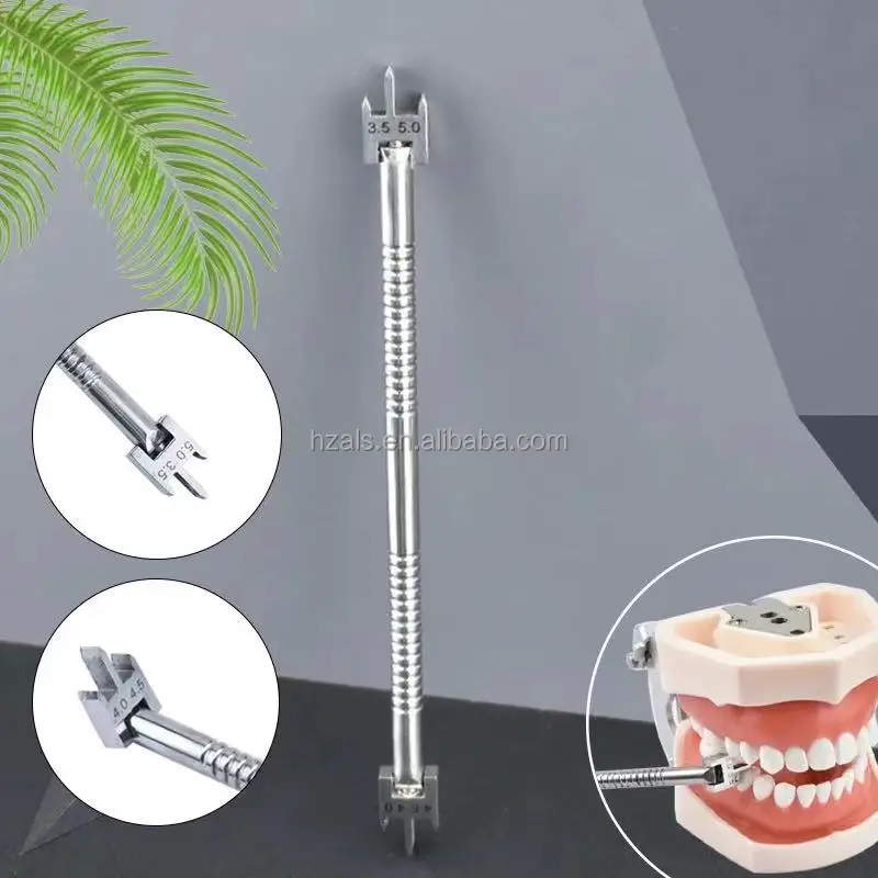 Instrumento Medidor Para Colocación De Brackets De Ortodoncia - Juego De 3 Tamaños