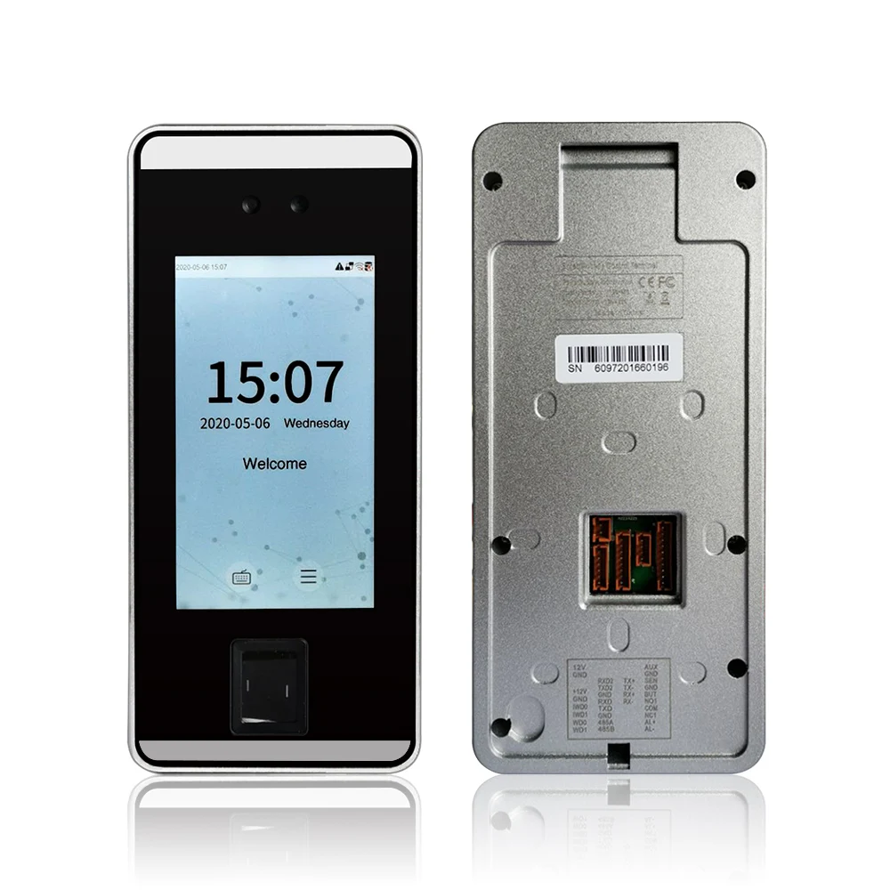 5 Inch Face Recognition with Fingerprint Sensor Palm Reader Zk Access Control