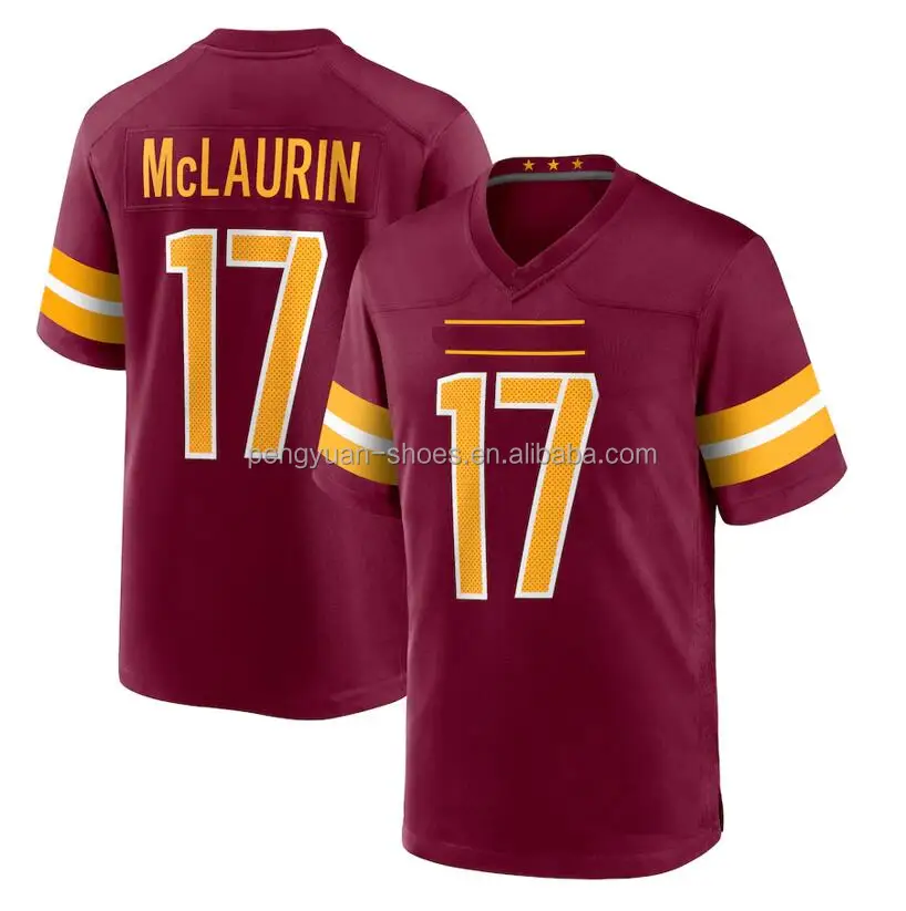 Wholesale 2022 Best Quality #17 Terry McLaurin #99 Chase Young #11 Carson  Wentz #21 Sean Taylor #1 Dotson American Football Jersey From m.