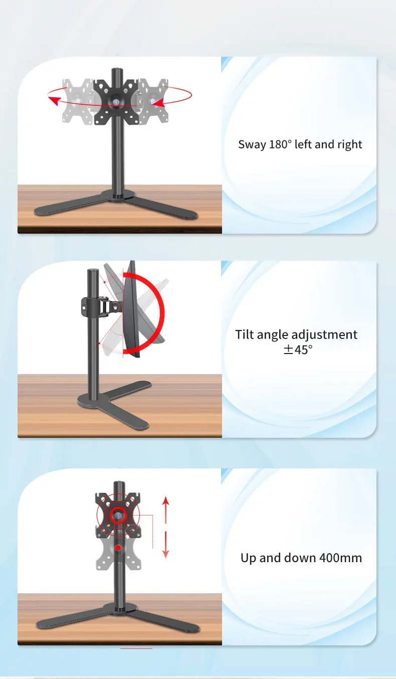 laptop  stand 17-32 inch all in one PC monitor arm other computer accessories